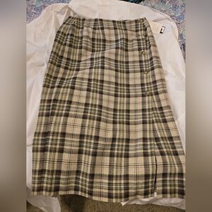 Plaid Skirt, Rena Rowan sz 16